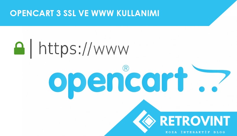 Opencart 3 SSL ve www kullanımı