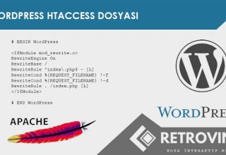 wordpress htaccess dosyası yeniden oluşturma