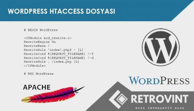 wordpress htaccess dosyası yeniden oluşturma