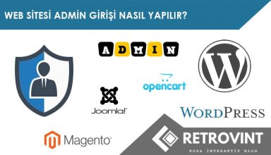 web sitesine nasıl admin girişi yapılır?